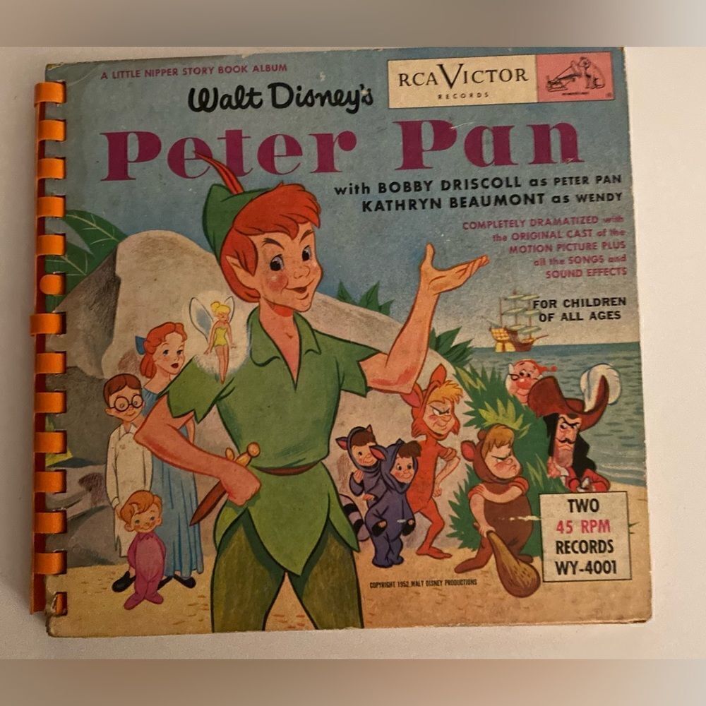 Walt Disney's Peter Pan RCA VICTOR 45 record